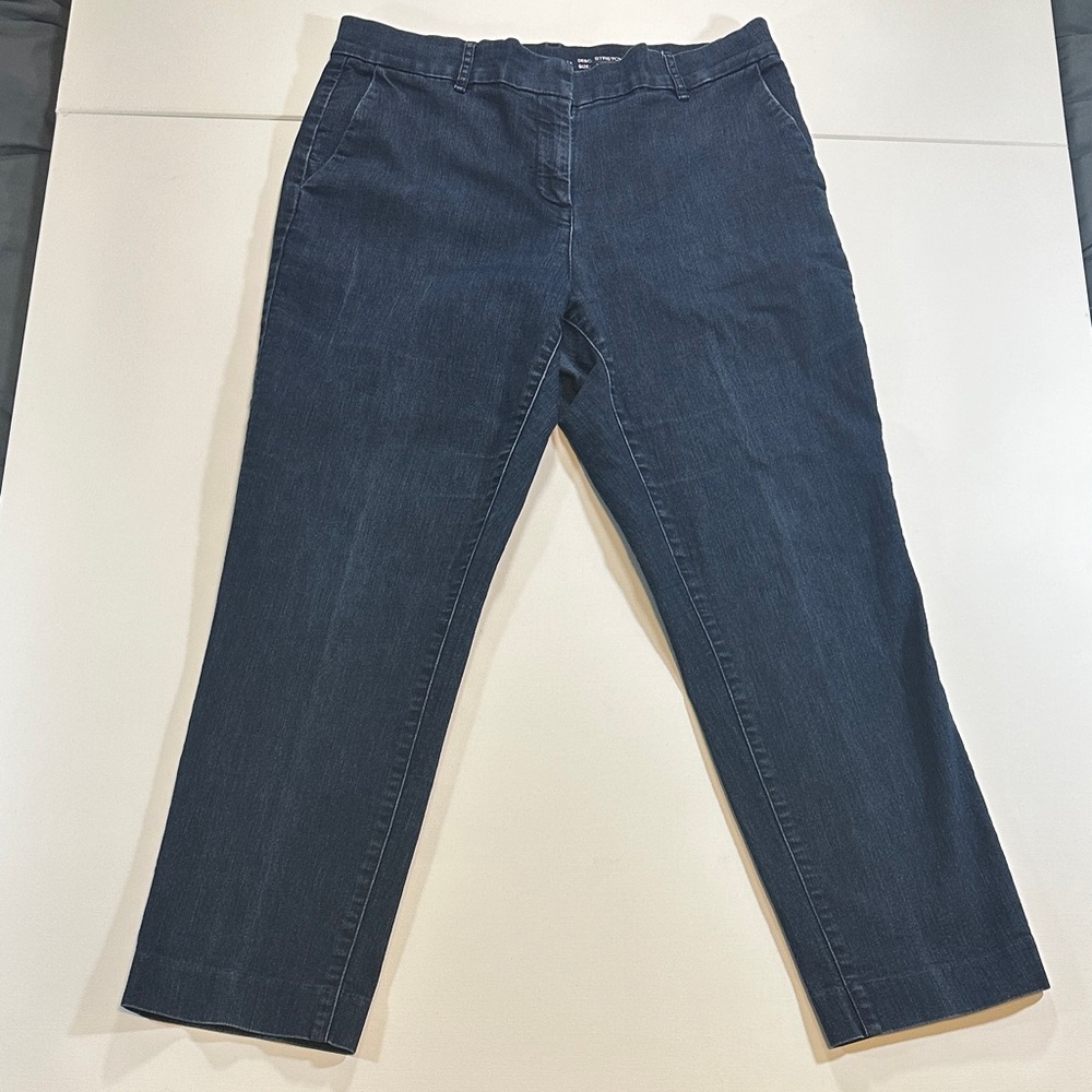 Liz Claiborne Blue Cropped Dress Pants Women’s Size 10
